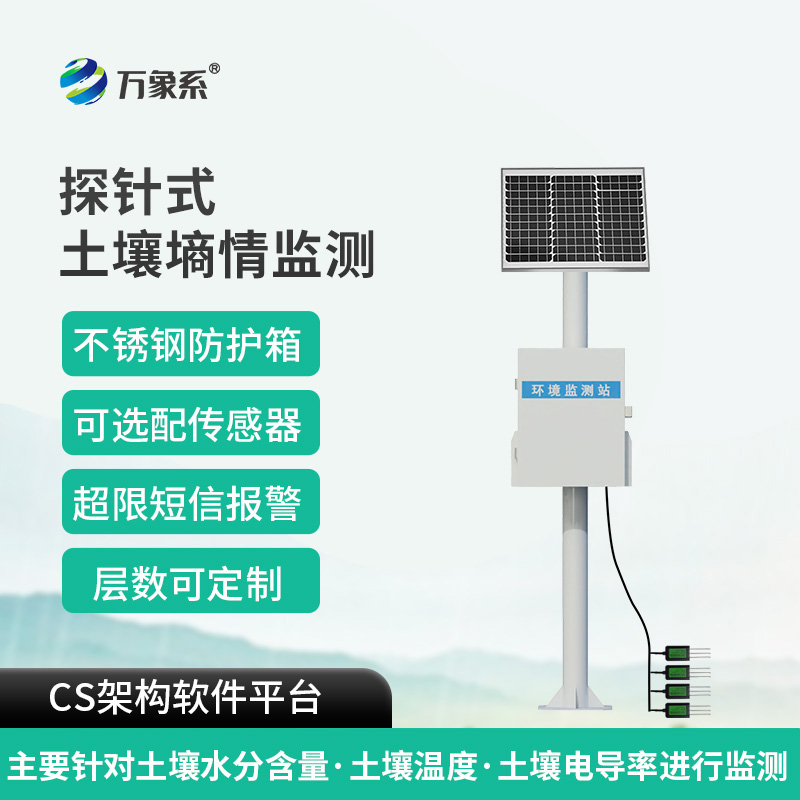 探針式多點(diǎn)土壤水分監測系統，不挖土也能知旱澇？