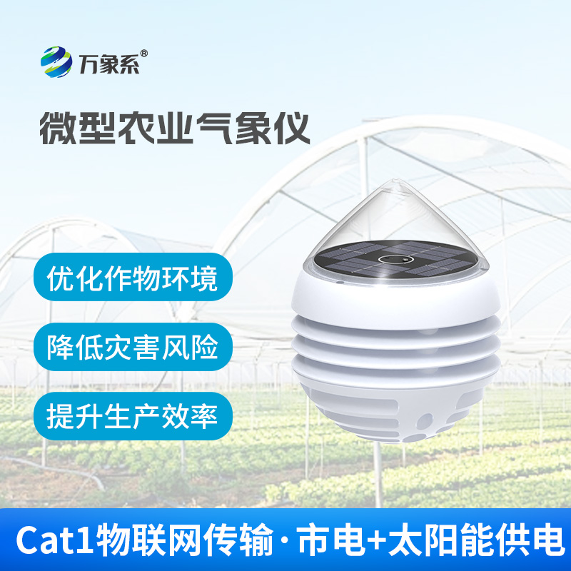 小巧機身大作用，五要素微型農業(yè)氣象儀助力智慧農田建設